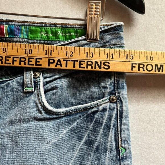 Seven 7 Jeans Flare Harmony denim Sz 26 - Picture 9 of 11